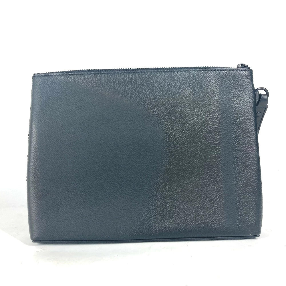 Louis Vuitton Calf Clutch LV Shoulder Bag iPad Clutch Pochette Aerogram Noir